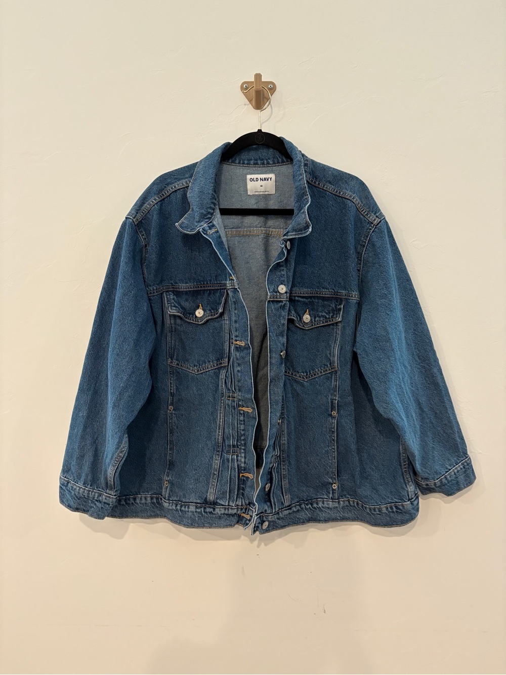 Old Navy Light Blue Denim Jacket - Relaxed Trucker Style